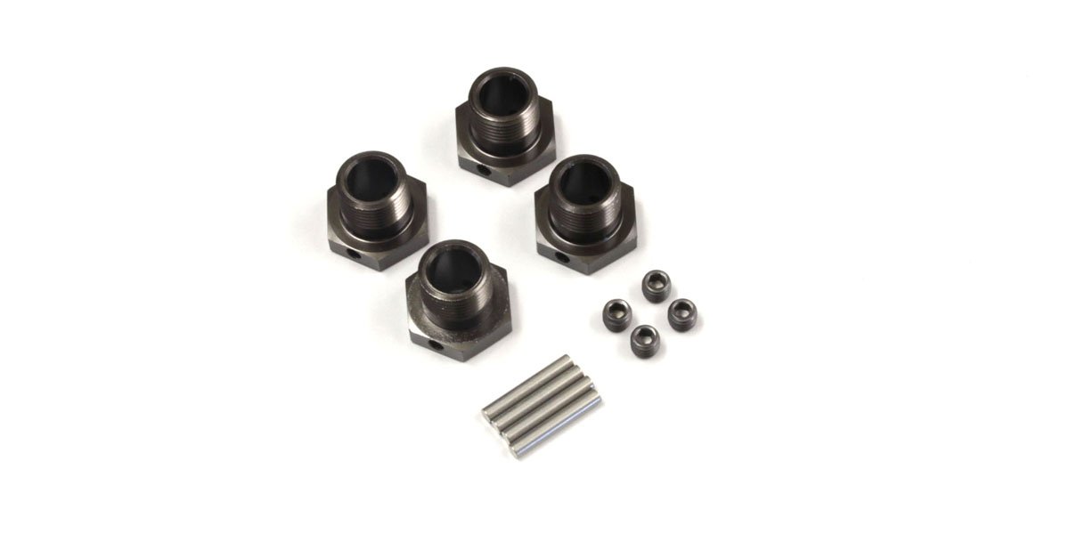 IFW326GM Wheel Hub (Narrow/MP9/777/Gunmetal/4pcs) IFW326GM  - KYOSHO RC